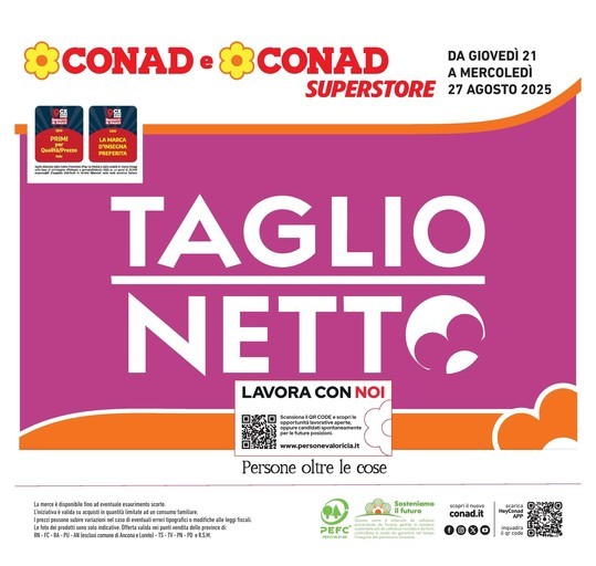 Conad Superstore - Taglio netto