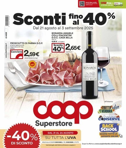 Coop - Sconti fino al 40%