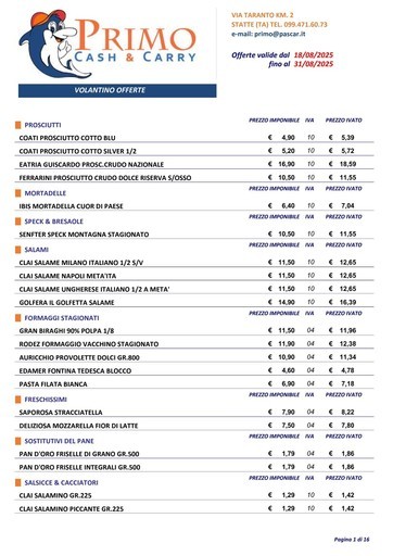 Pascar Group - Volantino offerte