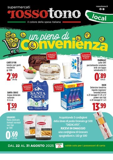 Volantino Supermercati Rossotono Local