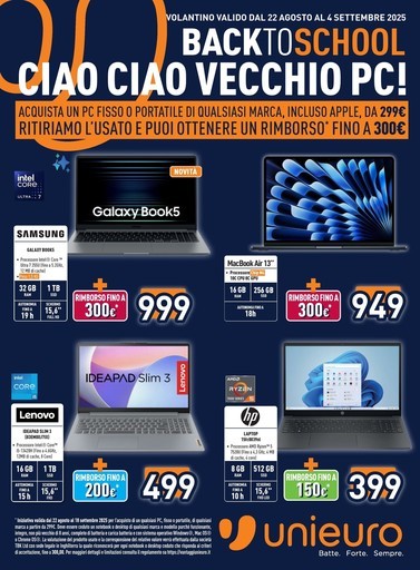 Volantino Unieuro