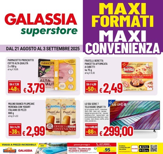 Volantino Galassia
