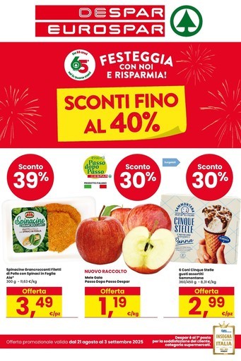 Eurospar - Sconti fino al 40%