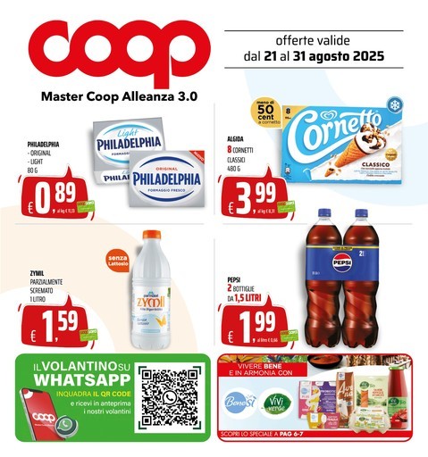 Coop - dal 21 al 31 agosto 2025