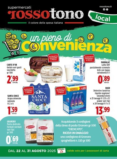 Volantino Supermercati Rossotono Local
