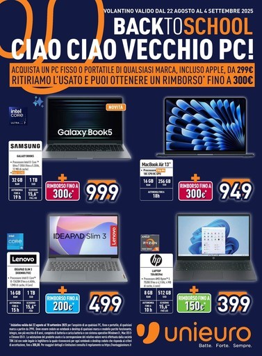 Volantino Unieuro