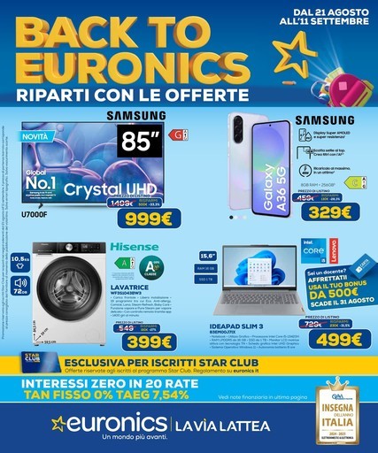 Euronics - Riparti con Le Offerte