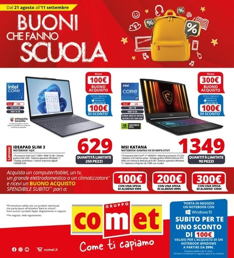 Volantino Comet
