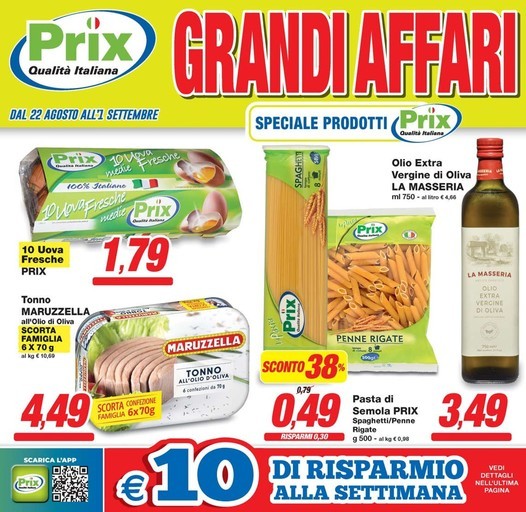 Volantino Prix