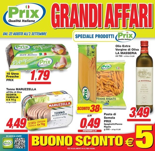Volantino Prix