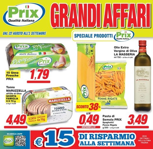 Volantino Prix
