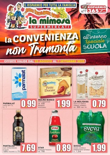 Volantino La Mimosa Supermercati