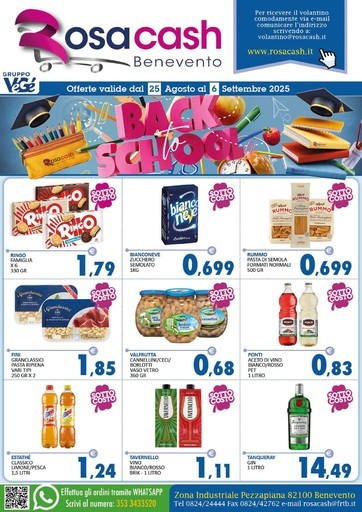 Volantino Rosa Cash