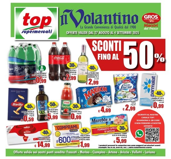 Volantino Top Supermercati