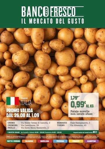 Volantino Banco Fresco