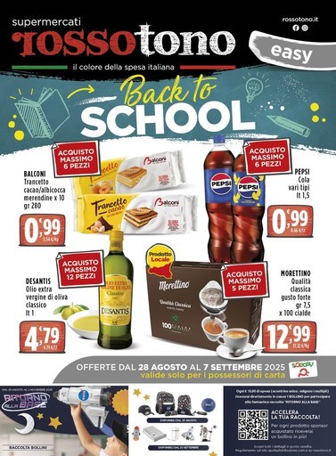 Volantino Supermercati Rossotono Easy
