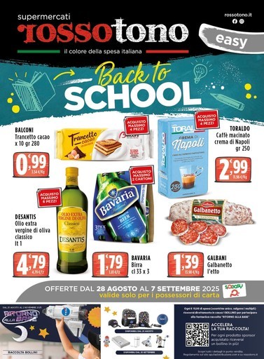 Volantino Supermercati Rossotono Easy