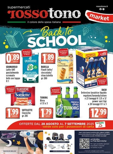 Volantino Supermercati Rossotono Market