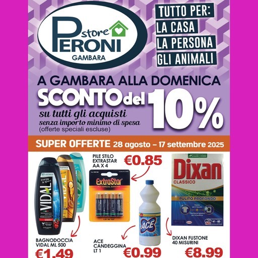 Volantino Supermercati Peroni