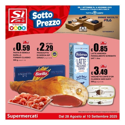 Volantino Si con te supermercati