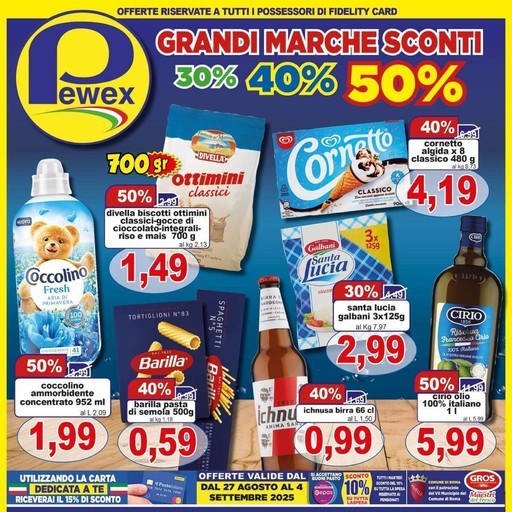 Volantino Pewex