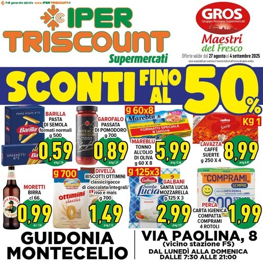 Volantino Ipertriscount