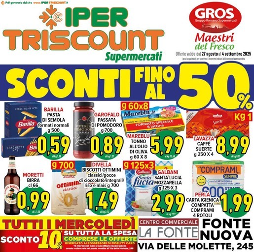 Volantino Ipertriscount