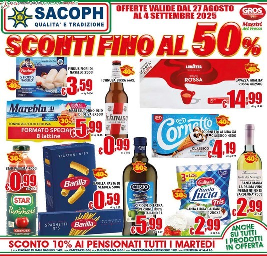 Sacoph - SCONTI FINO AL 50%