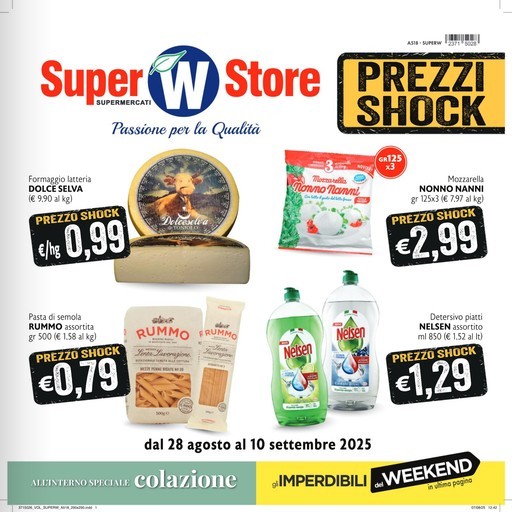 Superw - Prezzi shock