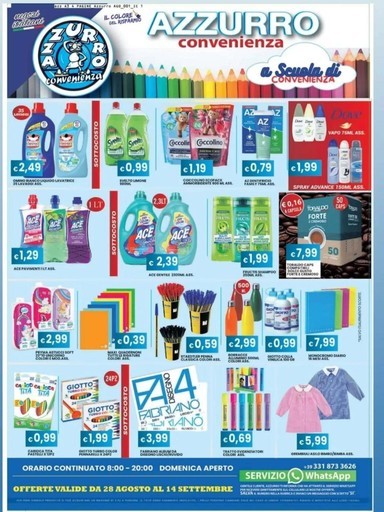 Volantino Azzurro Convenienza