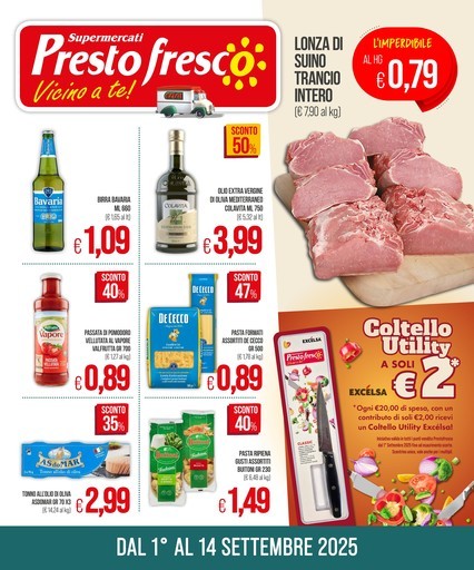 Volantino Presto Fresco
