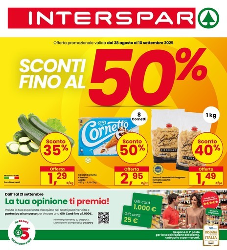Interspar - Sconti fino al 50%