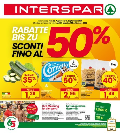 Volantino Interspar