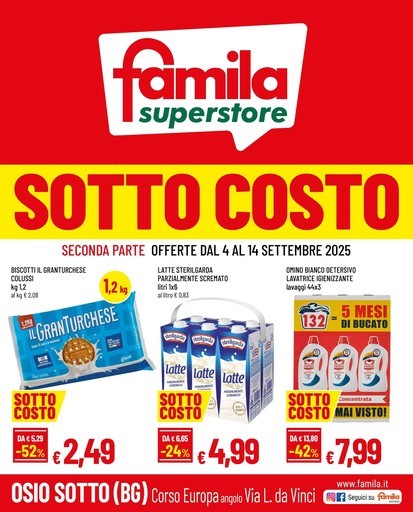 Volantino Famila Superstore