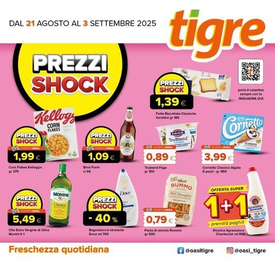 Volantino Tigre