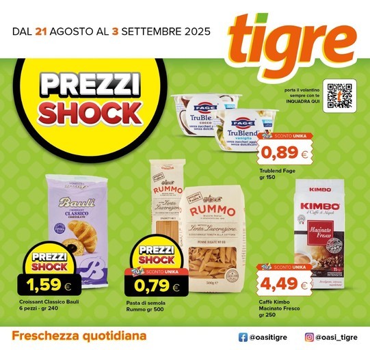 Volantino Tigre
