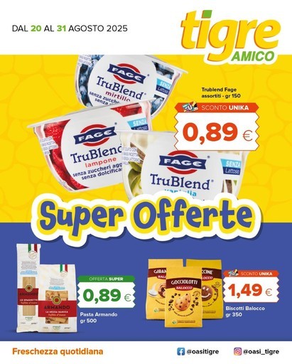 Volantino Tigre Amico