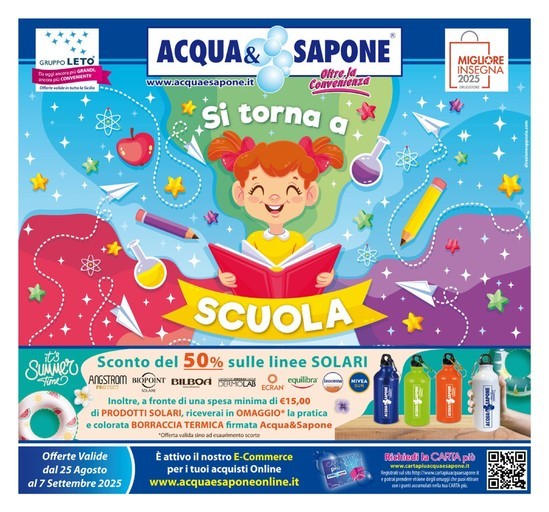 Volantino Acqua e Sapone