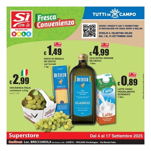 Volantino Si con te superstore