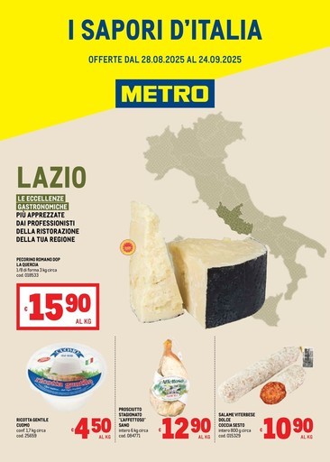 Metro - Sapori d'Italia - Lazio