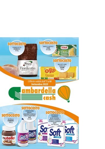 Volantino Gambardella Cash