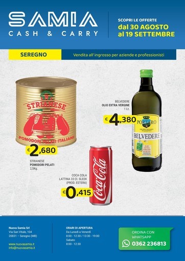 Volantino Samia Cash and Carry