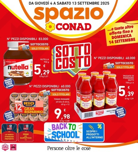 Spazio Conad - SOTTOCOSTO