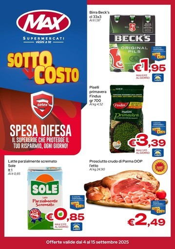 Volantino Max Supermercati
