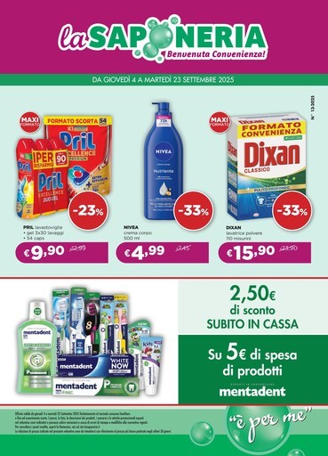 Volantino La Saponeria