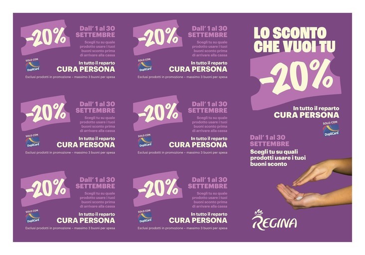Volantino Regina Grandi Magazzini