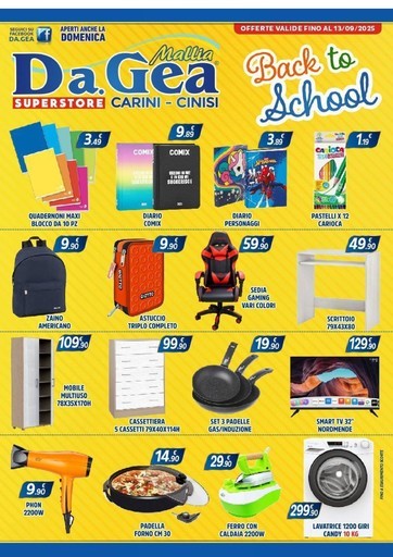 Volantino DA.GEA Superstore