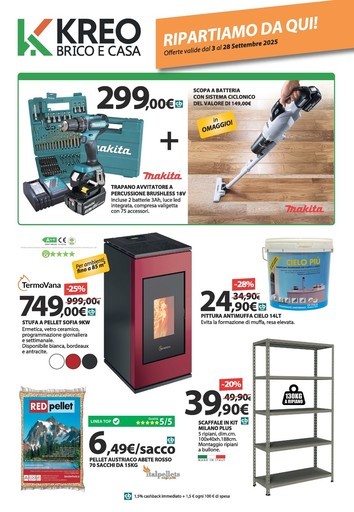 Volantino Kreo Brico e Casa