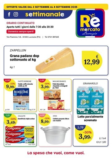 Volantino Re Mercato Lucrezia