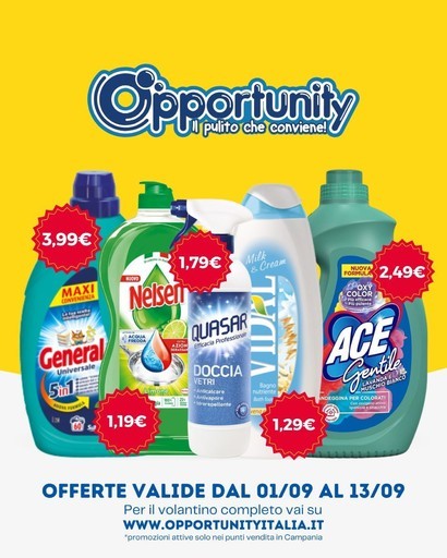Volantino Opportunity Shop